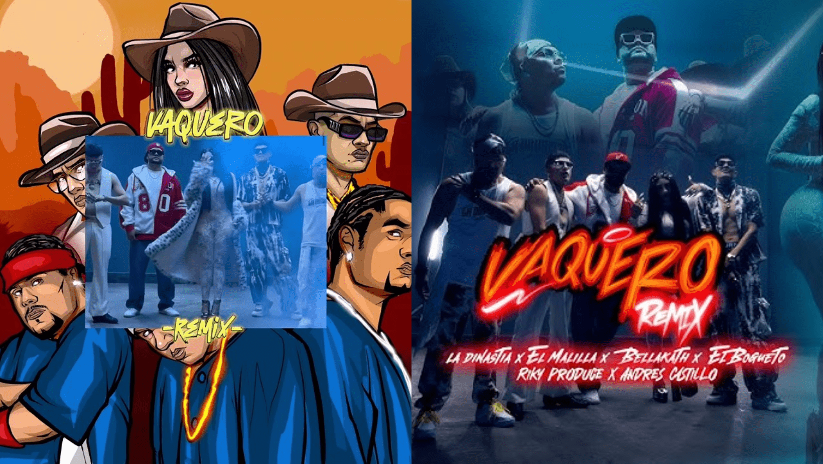 ¡Mucho flow!: &#8220;Vaquero Remix&#8221; ya está disponible con Andres Castillo, Bellakath, El Malilla , El Bogueto, La Dinastia, Riky Produce