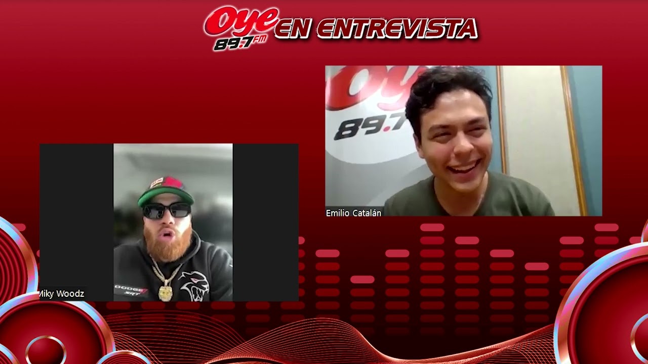 Miky Woods en entrevista con Emilio para platicar de su Ep y el estreno de &#8220;Parchar&#8221; con Ryan Castro