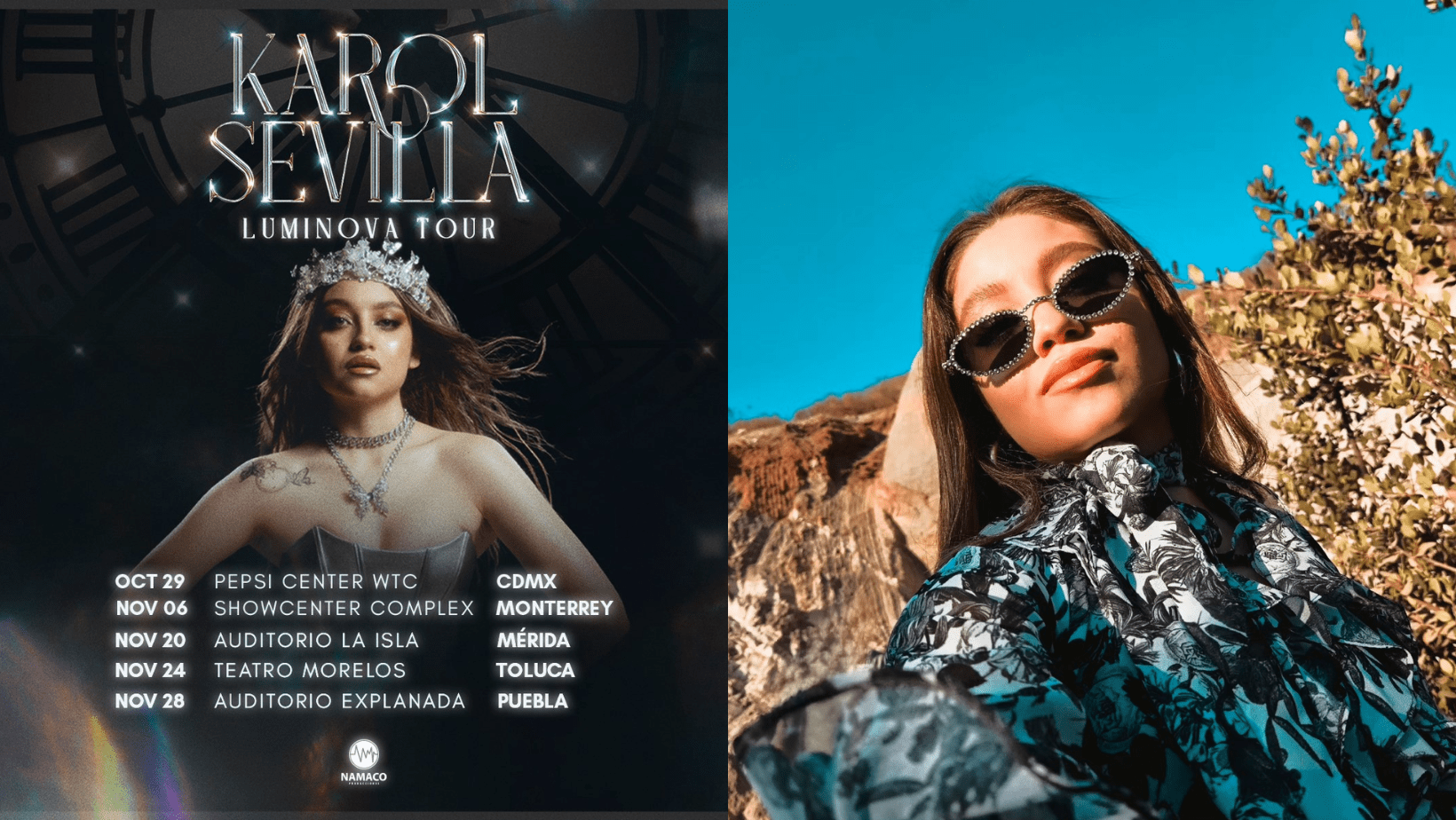 ¡Qué empiece la cuenta regresiva!: Karol Sevilla se prepara para &#8216;Luminova Tour&#8217;