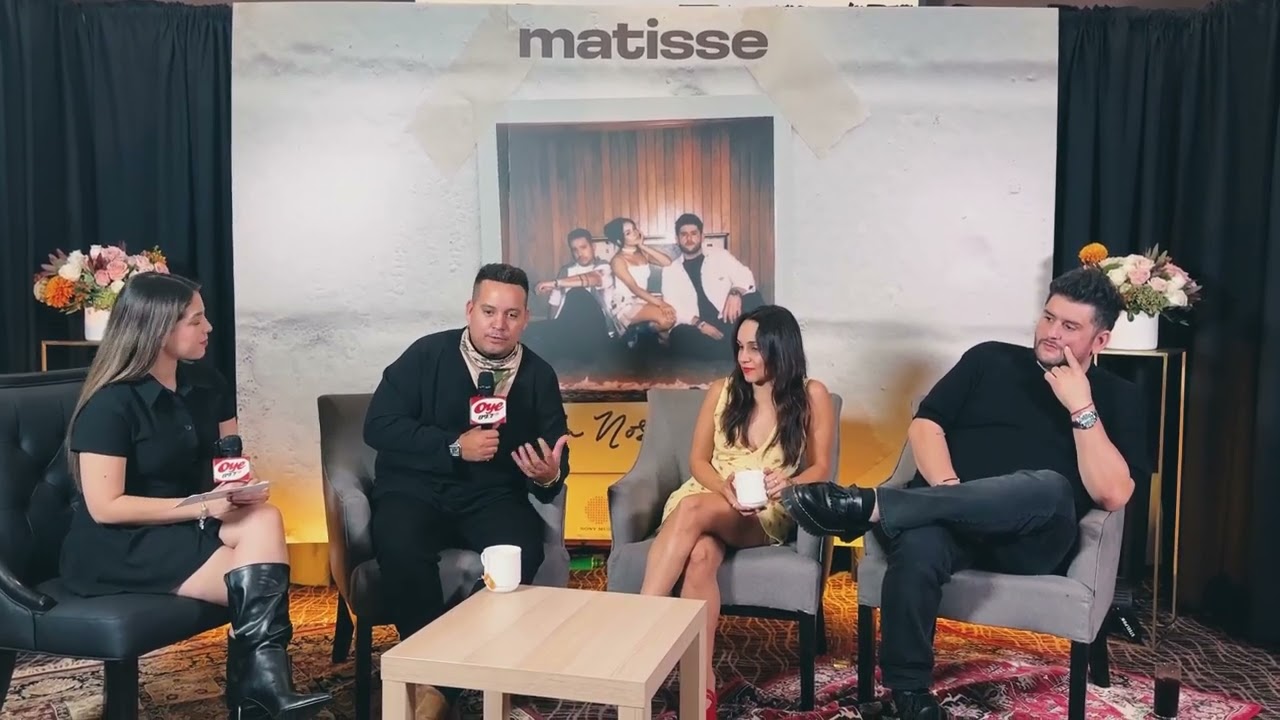 Matisse en entrevista con Jaidy Robles; en esta ocasión nos contaron detalles de &#8220;Bella Nostalgia&#8221;!