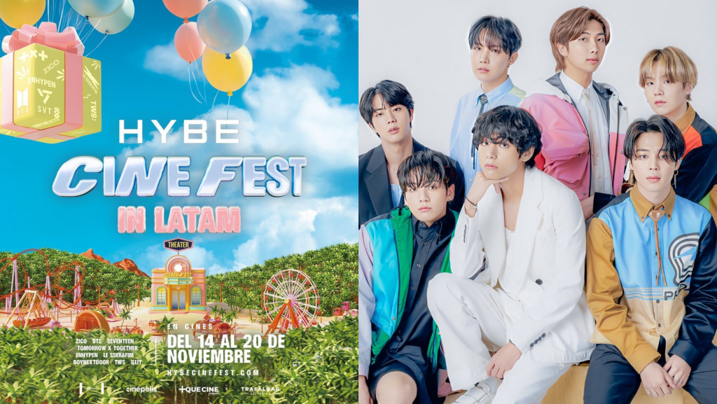 BTS, TXT , ZICO, SEVENTEEN y mucho más llega a los cines