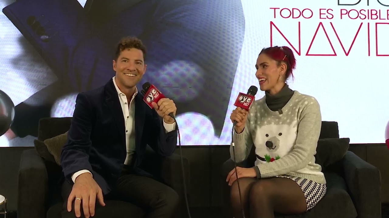 David Bisbal en entrevista con Tania Martínez nos platica sobre su lanzamiento musical navideño!