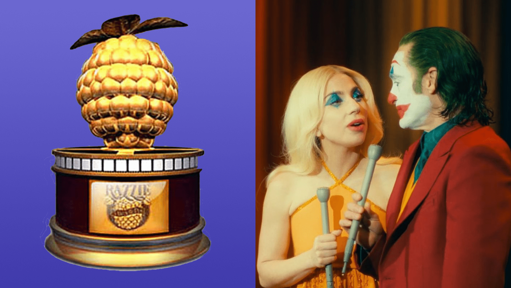 Lady Gaga y Joaquin Phoenix son nominados a PEORES actores