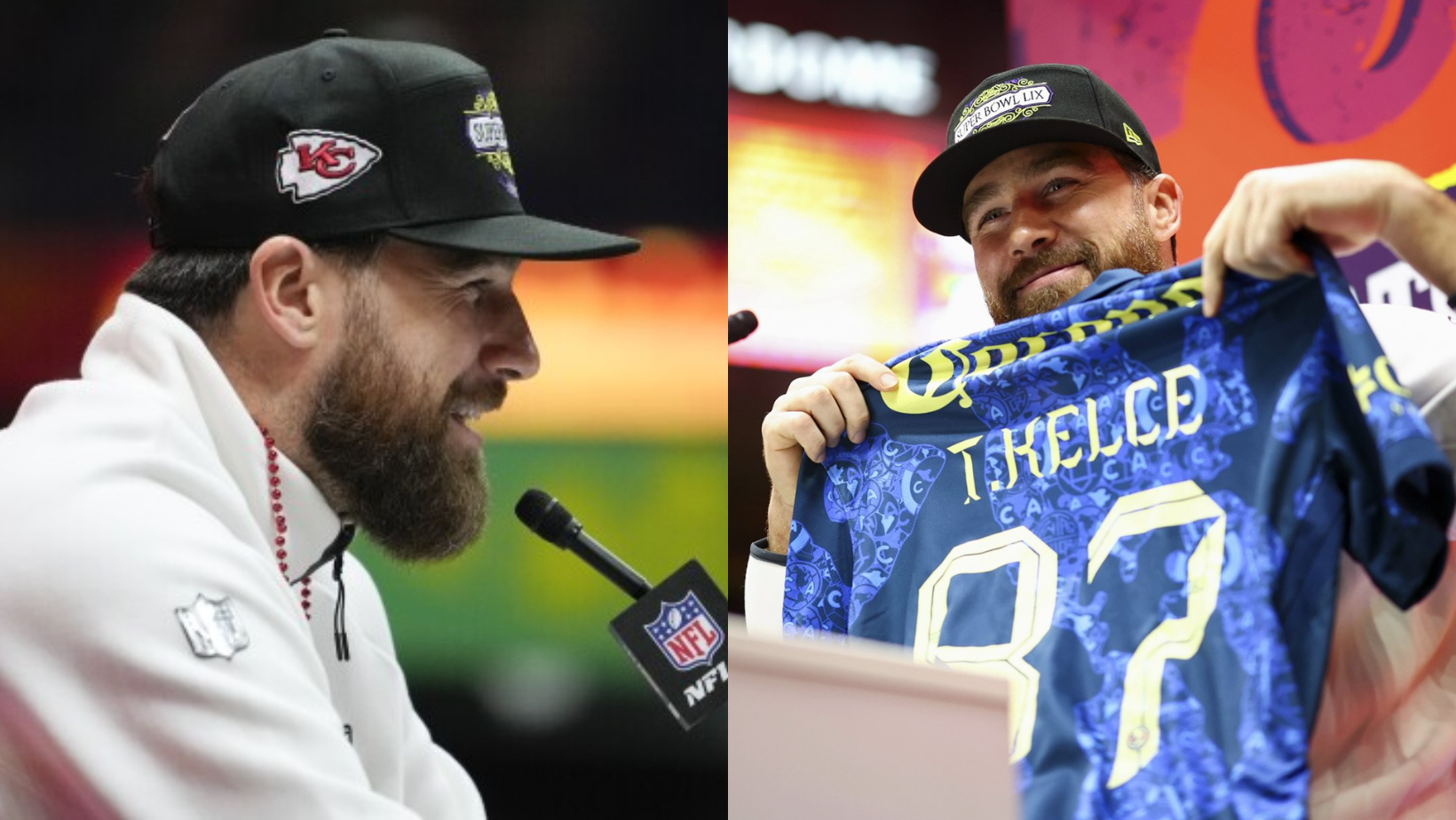 El campeón de Ohio recibe jersey del campeón de México: Travis Kelce obtiene jersey personalizado del América